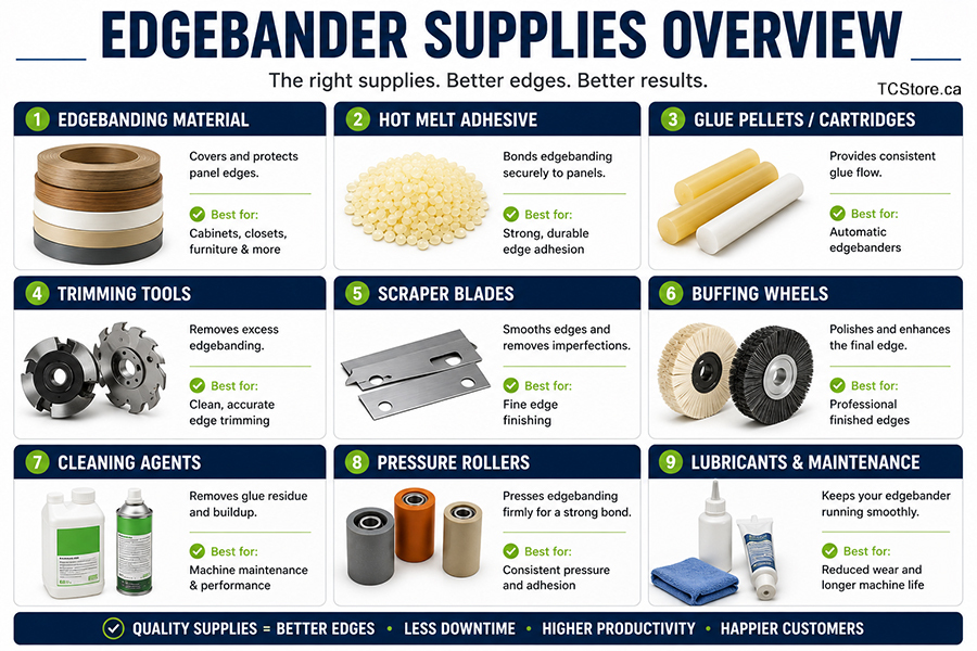 Edgebanding Supplies Overview Edgebanding Supplies Overview