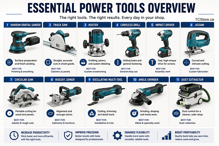 Essential Power Tools Overview Essential Power Tools Overview