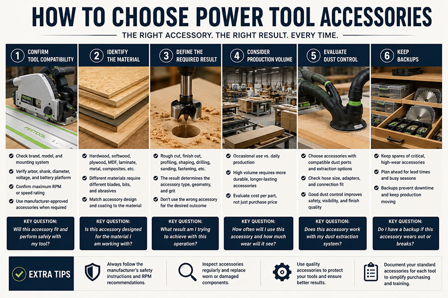 How to choose power tool accessories