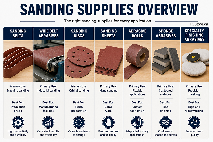 Sanding Supplies Overview Sanding Supplies Overview