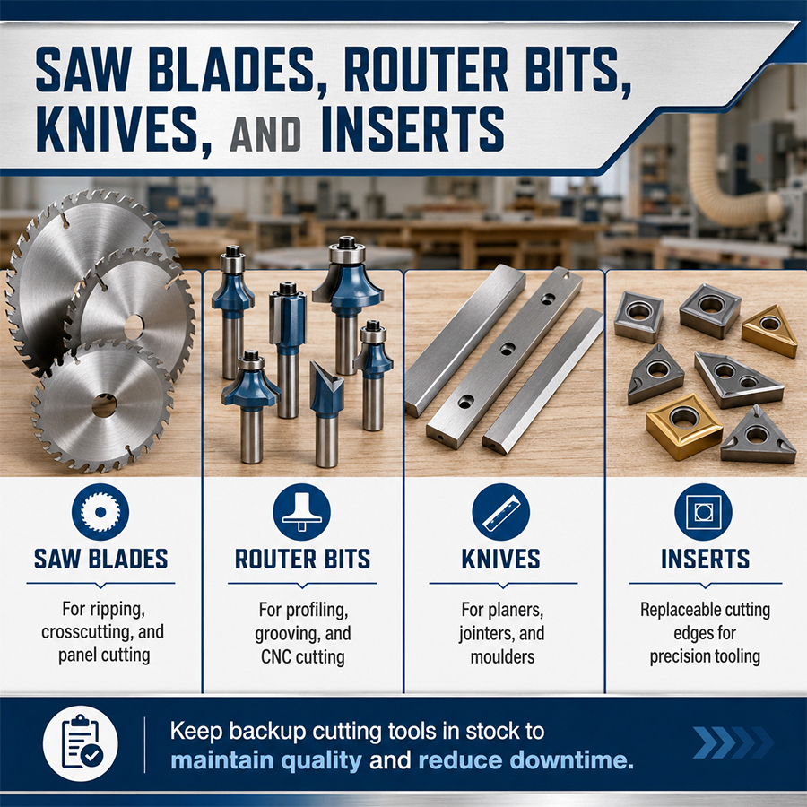 Saw blades router bits knives and inserts Saw blades router bits knives and inserts