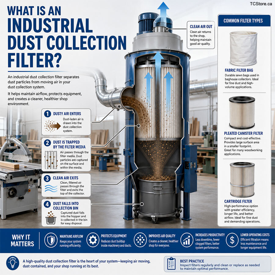 What is an industrial dust collection system?